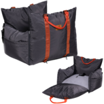 Dogs&amp;Co&reg; Luxe Honden autostoel  Royal+  Antraciet Waterproof 