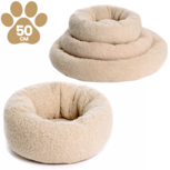 Dogs&amp;Co&reg; Donut Teddy 50cm Beige