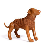 Dogs&amp;Co Hand gebreide Hondentrui Bruin