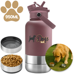 Dogs&amp;Co&reg;&nbsp; Ge&iuml;soleerde Draagbare Drinkfles  Roze