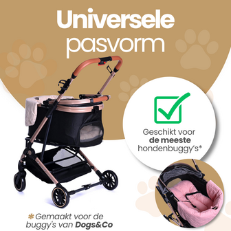 Dogs&amp;Co&reg; Hondenbuggy Comfort Kussen