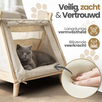 Dogs&amp;Co&reg; Dierentent op Pootjes Grijs