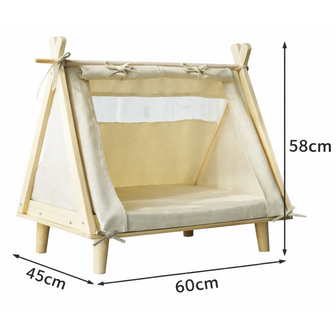 Dogs&amp;Co&reg; Dierentent op Pootjes Ecru