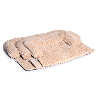 Corduroy Bankdeken Beige Maat L &ndash; 100 &times; 85 cm| Luxe Bankbeschermer | Dogs&amp;Co&reg; 