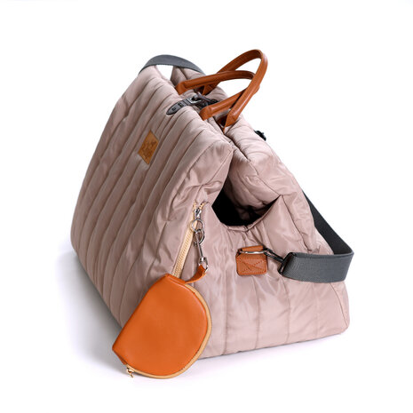Dogs&amp;Co Luxe Honden Draagtas voor honden tot 8KG - Beige