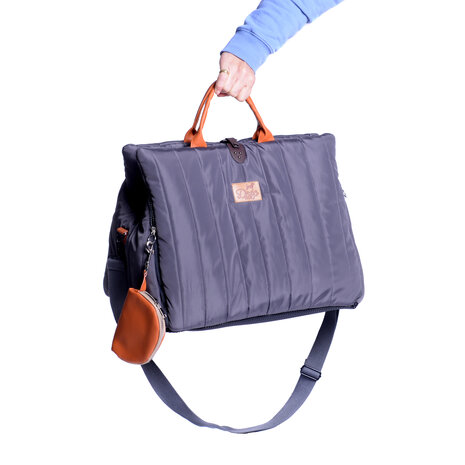 Dogs&amp;Co Luxe Honden Draagtas Antraciet