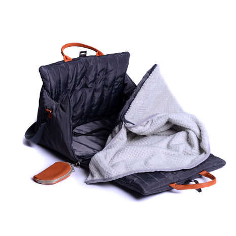 Dogs&amp;Co Luxe Honden Draagtas Antraciet