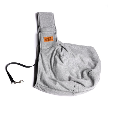 Dogs&amp;Co Slingbag  - Draagtas grijs