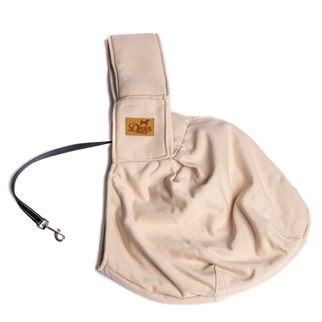 Dogs&amp;Co Slingbag  - Draagtas Beige