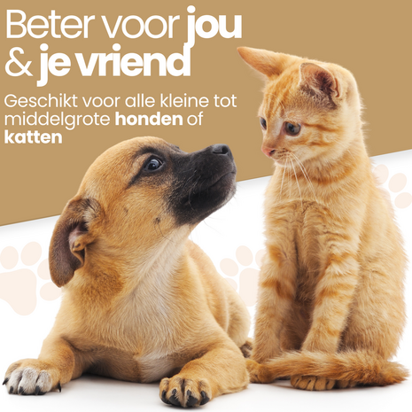 Dogs&amp;Co Autostoel beschermer Beige incl autogordel