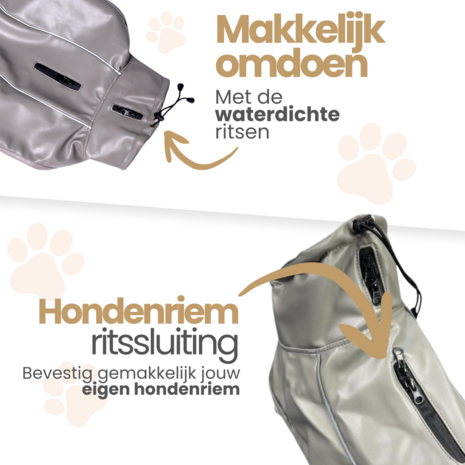 Dogs&amp;Co Honden Regenjas Raindog Groen