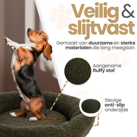 Dogs&Co® Donut Teddy 50cm Groen