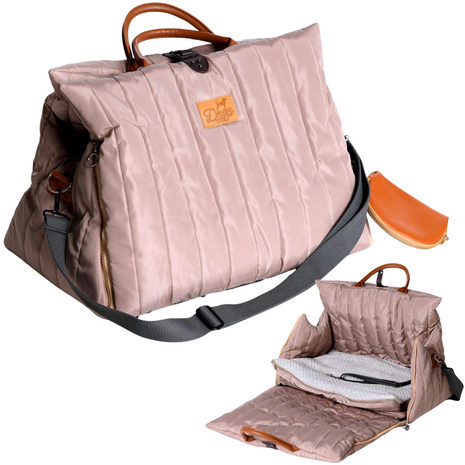 Dogs&amp;Co&reg; Luxe Hondentas Beige