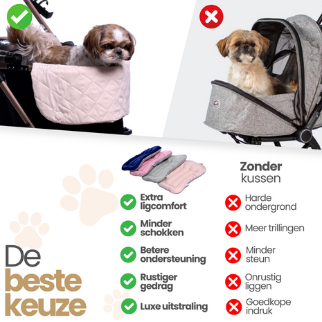 Dogs&Co&reg; Hondenbuggy Comfort Kussen