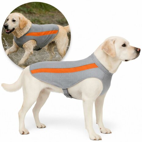Verkoelend Ademend Hondentuig Ice Oranje