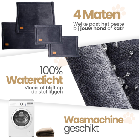 Benchkussen Velour antraciet 60x40cm 