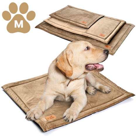 Dogs&Co&reg; Premium Velvet Benchmat M  75x65 cm TAUPE