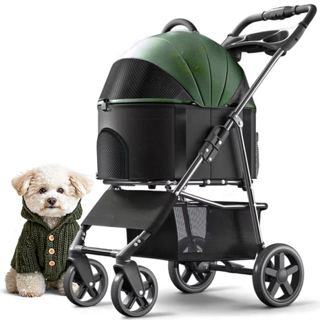 Dogs&Co&reg; 2IN1 Hondenbuggy Groen 