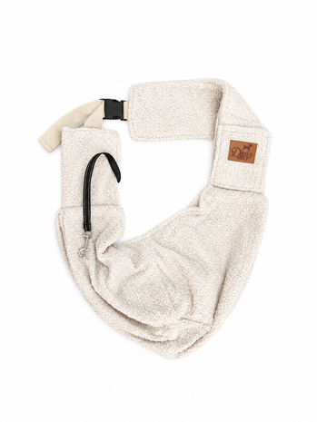 Dogs&amp;Co Slingbag  - Draagtas beige TEDDY