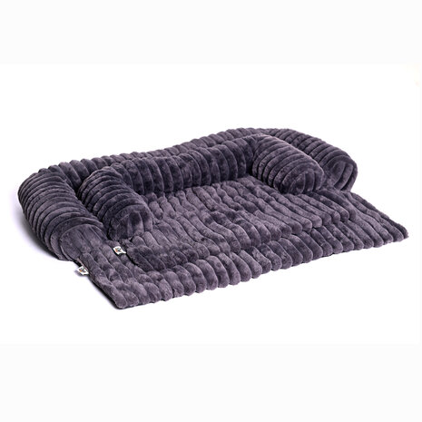 Corduroy Bankkdeken Antraciet Maat S &ndash; 70 &times; 65 cm| Luxe Bankbeschermer | Dogs&Co&reg; 