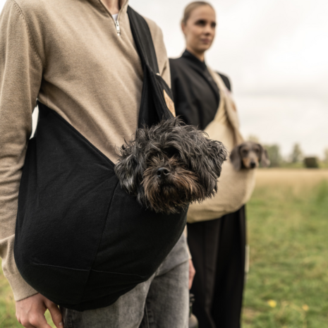 Dogs&amp;Co&reg; Slingbag  - Draagtas zwart